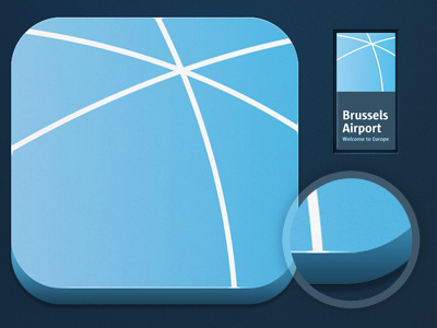 Brussels Airport Flightplanner app icon icon