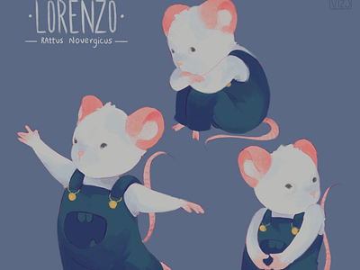 Lorenzo - Original Character animation art artwork concept art digital painting illustration oc original art original character