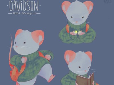 Davidson - OC animation art artwork characterdesign concept art digital painting illustration oc original art original character