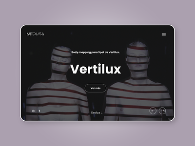Medusa Studio web project adobe xd web
