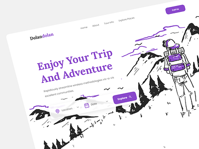 Dolandolan 🔥 | Travelling Landing Page