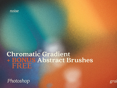 Retro Gradient Colors PS + Free Brush