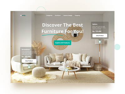 Furniture Web design furniture website ui ui design ui explore ui redesign ux web furniture website