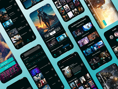 Cineplay App apps cinema cinema app mobile app mobile apps ui ui design ui explore ux