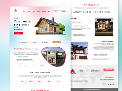 Real Estate Landing Page Design