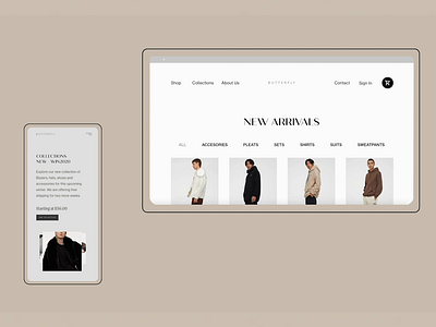 Fashion - Ecommerce Store app design ui ux web