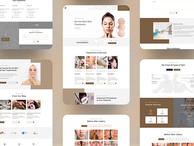 Skincare Web Design