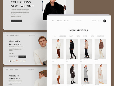 Ecommerce website design design ui ux web