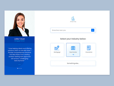 Mortgage advisor👩🏽‍💼 design ui ux web