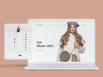 Responsive Web Design - Fashion Store design ecommerce fashionstore onlineshop ui ux uxui web