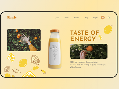 Juice Website UI Design