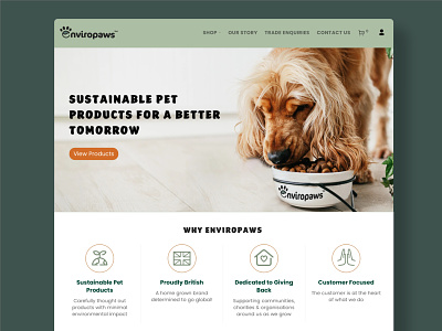 Ecommerce Website Design app design ecommerce pet ui ux uxui web