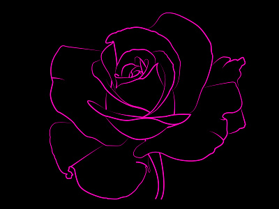 Rose line art design illustration illustrator line art logo logo design luxury logo minimal minimalist logo photoshop vector