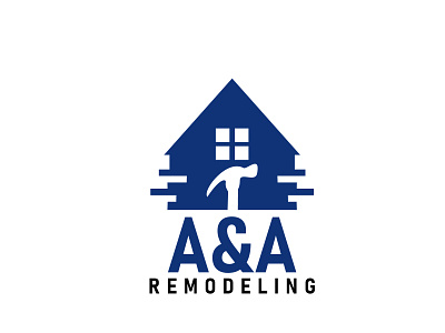 A&A remodeling logo a logo branding design illustration illustrator line art logo logo design luxury logo remodeling remodeling logo typography vector