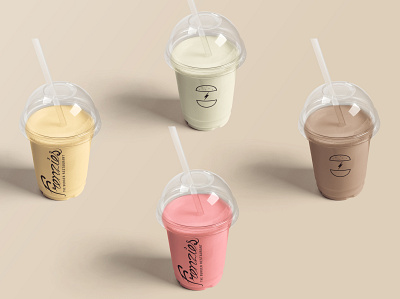 Frenzies Burger smoothies brand branding concept design food graphic design identity logo packaging restaurant shakes smoothies
