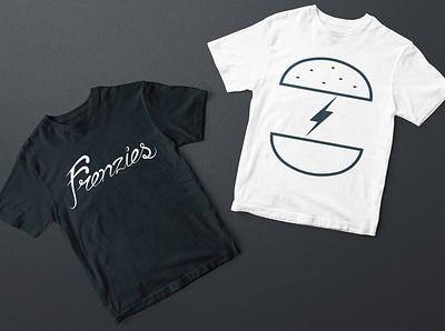 Frenzies Burger t-shirts brand branding burger concept design food graphic design identity logo merchandise packaging restaurant t shirt