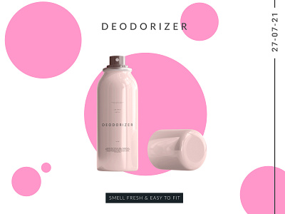 Deodorizer Poster concept creative deo design graphic design minimal packaging poster product visual