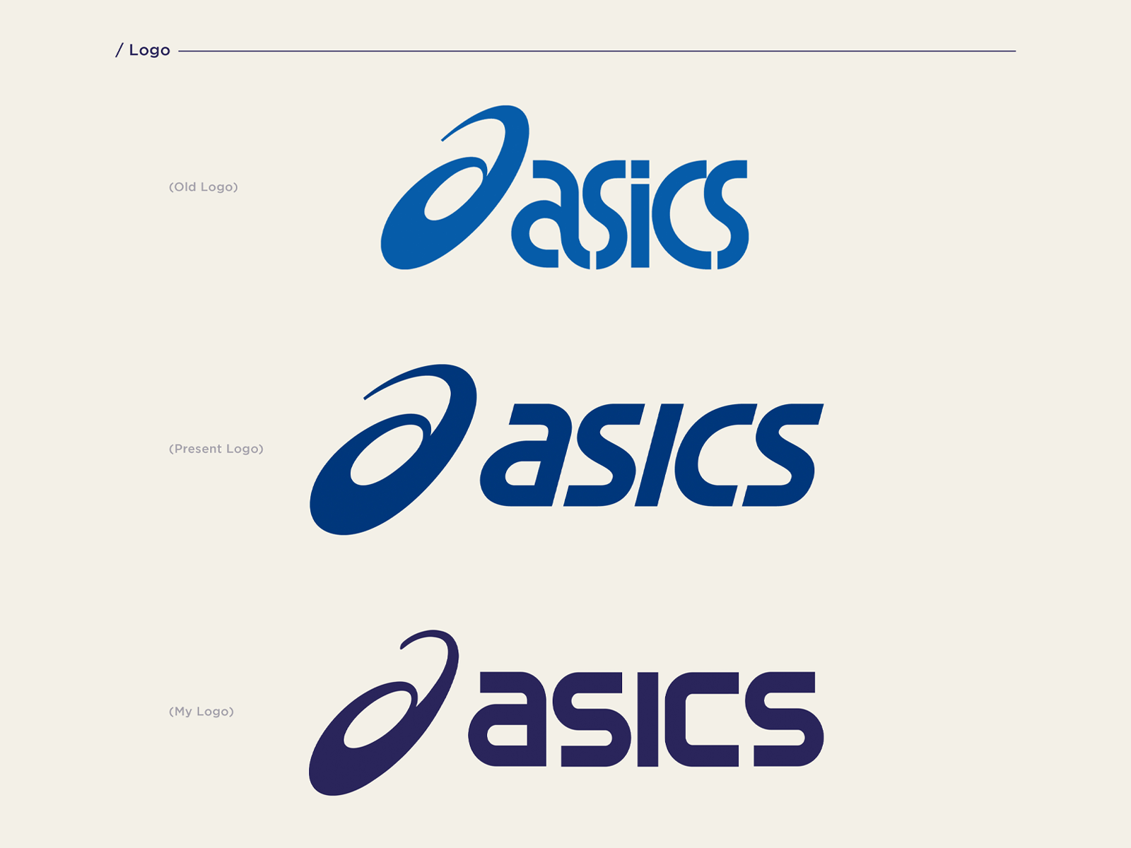 ASICS Logo redesign  by Aryik Gupta on Dribbble