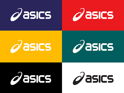 ASICS Logo redesign v.5 art direction asics brand identity branding color concept design graphic design logo logo design logos logotype redesign sport