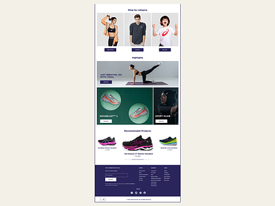 ASICS Homepage concept v.2 art direction asics brand identity branding concept design graphic design homepage interface layout sport ui uiux ux webdesign website