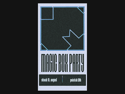Magic Box Party Poster @Vrbas
