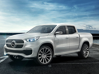 Mercedes Benz creative design illustration photo photoshop retouch retoucher retouching