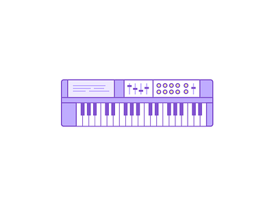 Keyboard detroit illustration keyboard