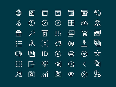 Icon set for a photo & editing platform design branding ci corporate identity design drawing figma graphic design icon set illustration illustrator landing logo photography ui uiux vector web