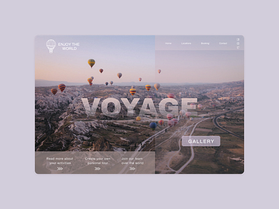 Voyage art branding design minimal ui ux web website
