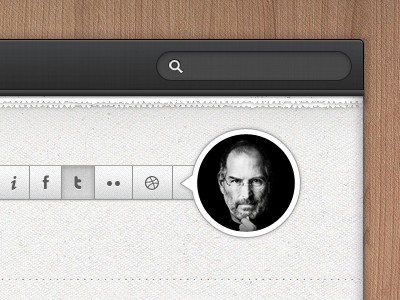 Tumblr Theme Update bubble circle paper search social steve jobs texture torn tumblr web wood