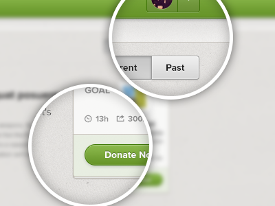 Charitabli Detail app avatar button charitabli detail icons navigation non profit stack web widget