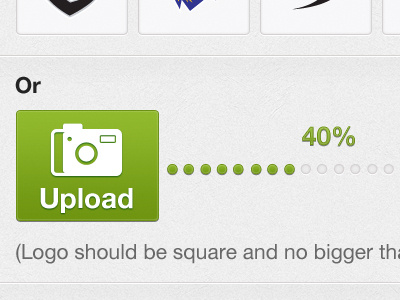 Upload app iphone logo progress upload