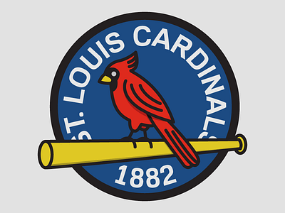 St. Louis Cardinals Badge Dribbble badge baseball cardinals stl