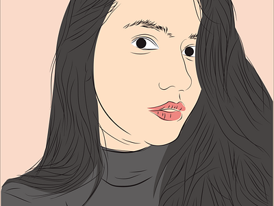 Pevita Pearce Line Art beutt design girl human illustration illustrator lineart pevita pearce