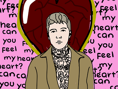Can You Feel My Heart (Visual Cover) ft. Oliver Sykes bmth bringmethehorizon canyoufeelmyheart characterdesign illustration lineart oliversykes