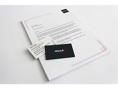 Business Card & Letterhead Design branding business card letterhead visual identity