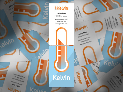 Kelvin Business Card branding business card visual identity
