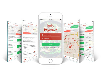 Paycrave Redesign app design food food trucks mobile mobile app sofware trucks ui ux