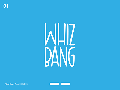 Whiz Bang branding drink drink logo flat food logo logo logos wordmark