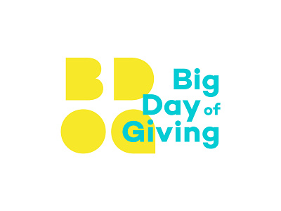 Big Day Of Giving Logo bdog big day of giving logo logotype nonprofit