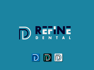 refine dental app branding business clinic dental logo design flat icon logo design luxury logo medical logo minimal professional logo typogaphy