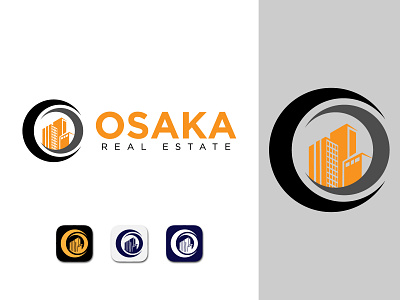 Real Estate Logo Design architecture logo branding building logo design flat graphic design home logo house logo logo logo design minimal modern logo o logo real estate real estate branding real estate logo typogaphy unique logo