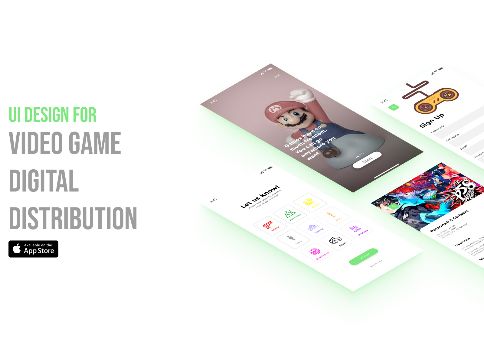 VIDEO GAME DIGITAL DISTRIBUTION (UI) by M Agung Mukti on Dribbble