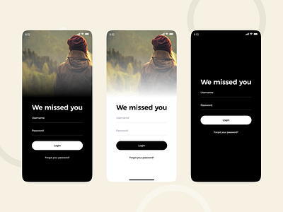 Sign In App - " We missed you"