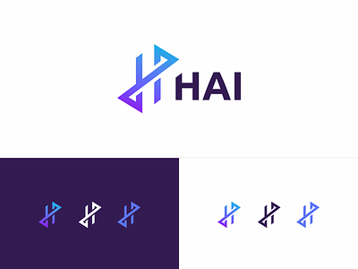 HAI Coin logotype branding crypto cryptocurrency illustration logo logodesign logotype