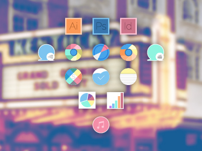 timjo Icons desktop flat design icons pastel