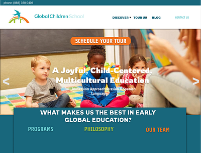 Early Education website branding design web website website design