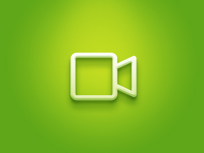 e_video carmera green icon video
