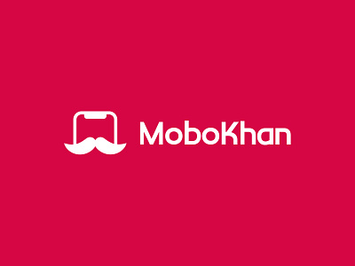 MoboKhan Logo accessories app branding design graphic design icon illustration logo onlineshop phone shop typography ui vector