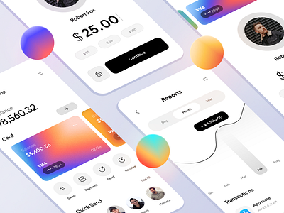 Finance Mobile App Design - Light Mode
